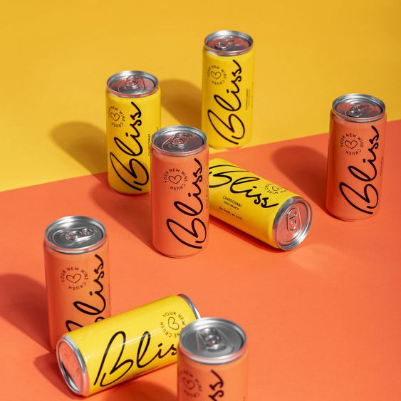 bliss beverage packaging design