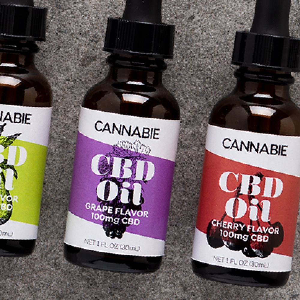 cbd oil cannabis packaging design for cannabie