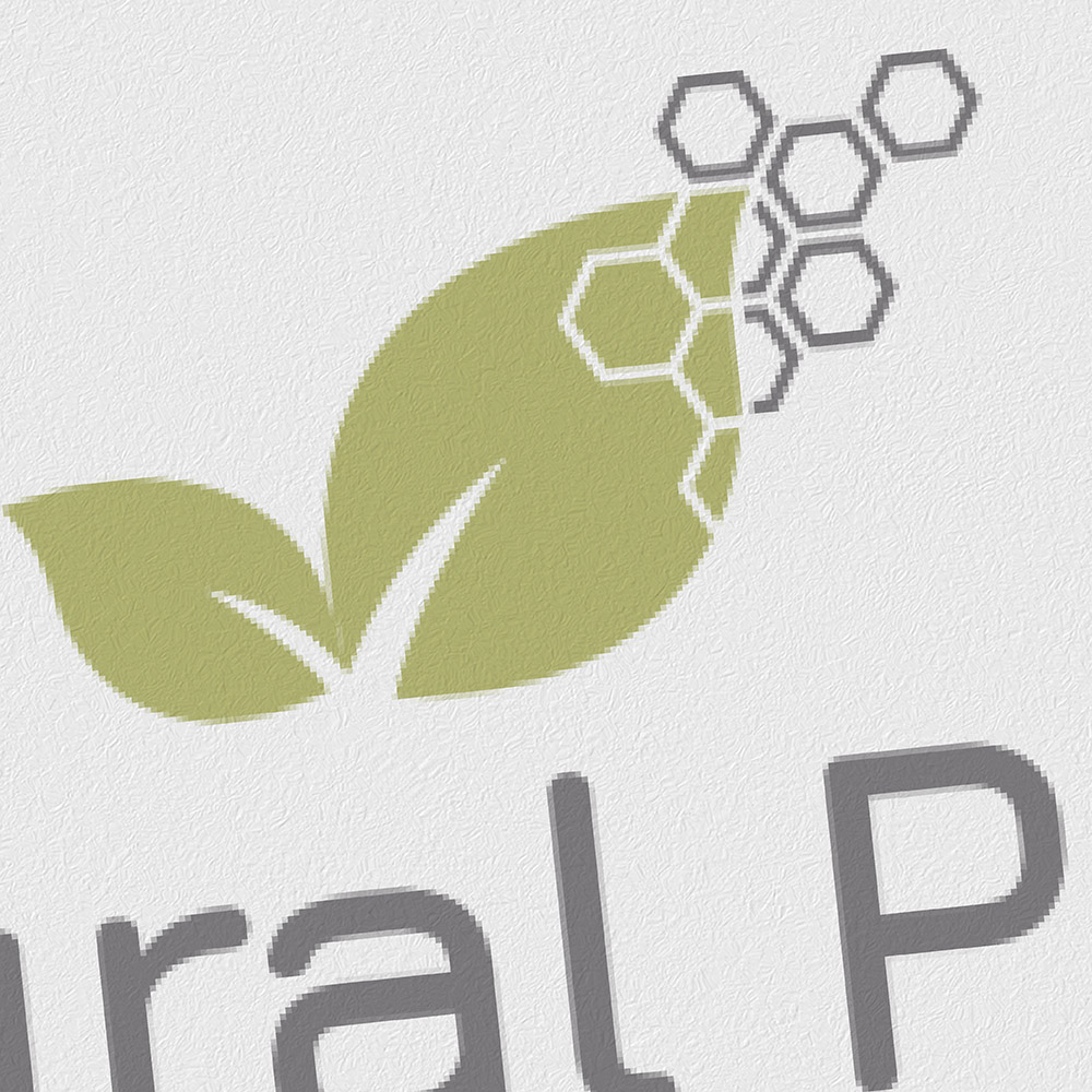 natural plant science group logo design