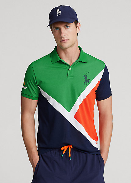 forest green color of the moment on Ralph Lauren polo shirt